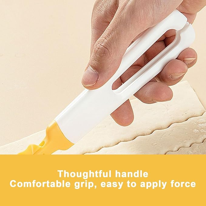 Pastry wheel dough roller with 4-in-1 design cutting cutter ravioli noodles cookies pasta