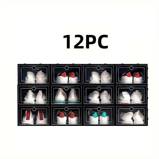Best price for Shoe Box Organizer Display Rack Storage Shelves Plastic ...