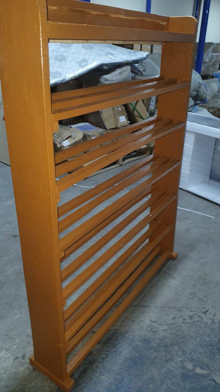 (Offer price 5 layers) Wooden Shoe Rack Economical Shoe Shelf Simple Shoe Cabinet Multi-layer Assembly Door Dormitory Organizer Shoe Storage Rack as picture.
