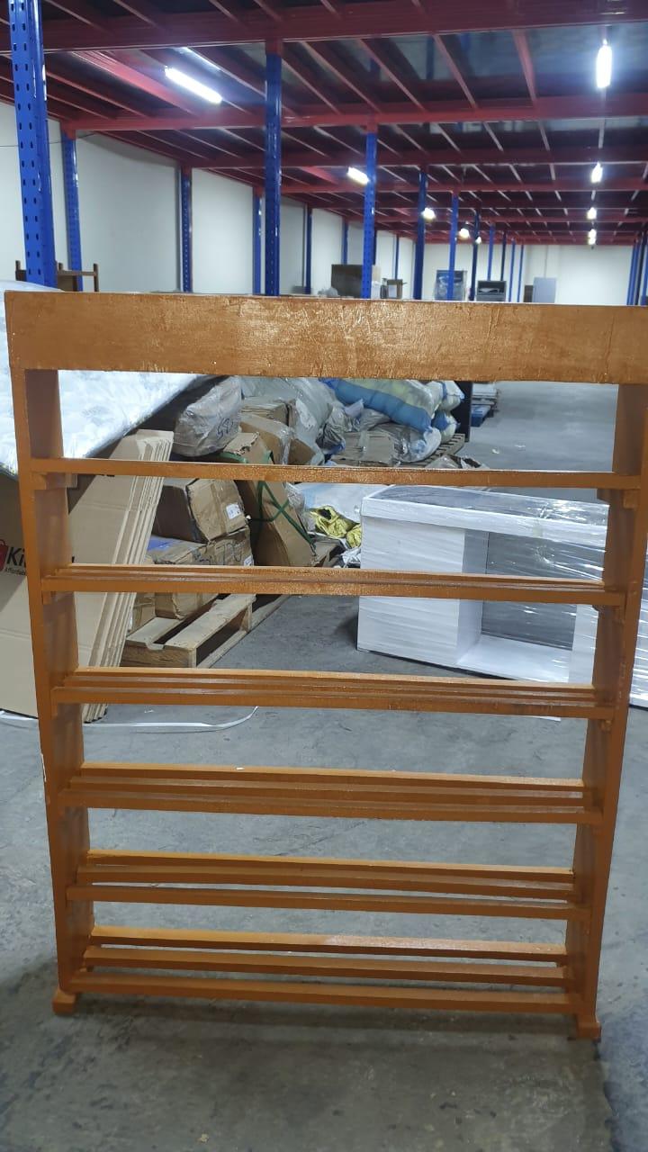 (Offer price 5 layers) Wooden Shoe Rack Economical Shoe Shelf Simple Shoe Cabinet Multi-layer Assembly Door Dormitory Organizer Shoe Storage Rack as picture.