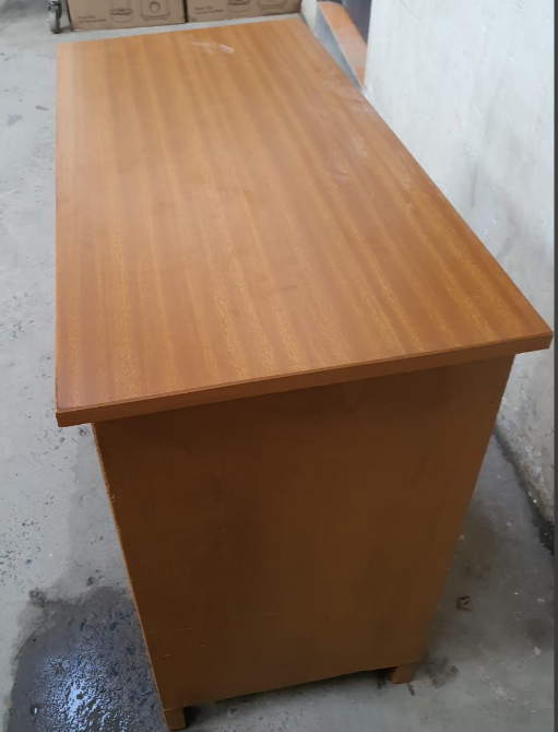 (New year sale offer price)Modern strong and classic kitchen table,Wooden strong Kitchen table with racks. suitable for 6KG cooking Meko.as picture