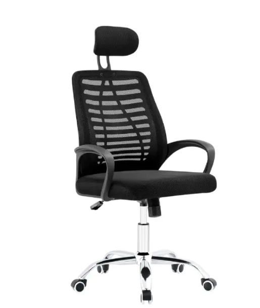 Executive mesh office chair with Headrest Adjustable features allow for customization to individual preferences Sturdy construction for long-lasting durability and reliability