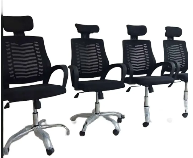 Executive mesh office chair with Headrest Adjustable features allow for customization to individual preferences Sturdy construction for long-lasting durability and reliability