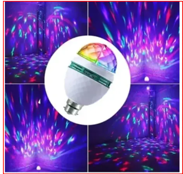 decorating light LED Rotating Stage Light Disco Bulb RGB multi colour