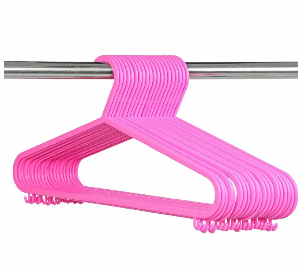 High Classic Ragen Plastic (12  Pcs) Pieces Versatile, Lightweight, Space-Saving, Non-Slip, Slim Designed, Dry and Wet Clothes Hanger Set