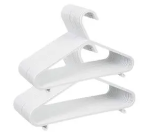 High Classic Ragen Plastic (12  Pcs) Pieces Versatile, Lightweight, Space-Saving, Non-Slip, Slim Designed, Dry and Wet Clothes Hanger Set