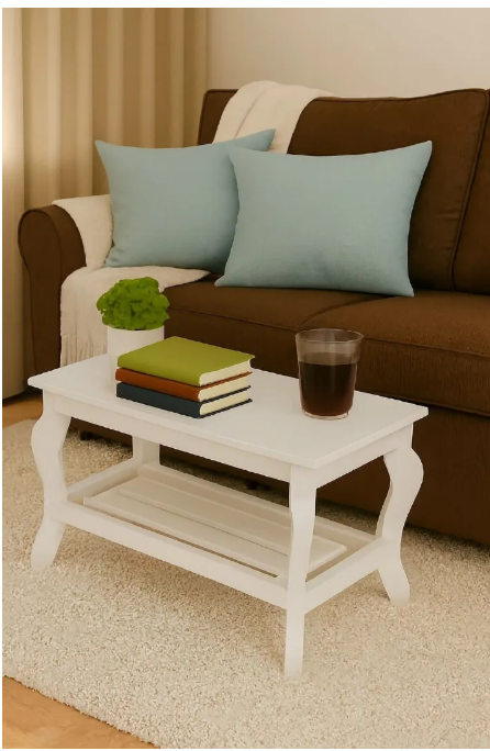 [Superior Quality] Small New Design Modern stylish rectangular design coffee table with storage for living room, fashionable appealing finish as picture multiple colours