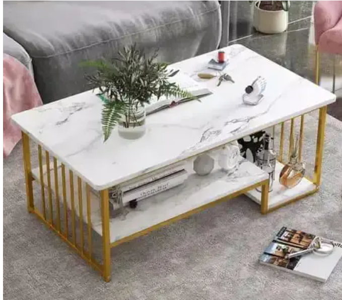 PROMOTION! Modern 4ft x 2ft Luxury Nordic Coffee Table Stylish Living Room Center Table with Durable Design & Elegant Finish