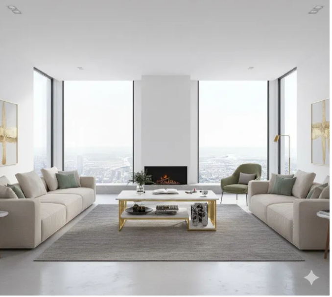 PROMOTION! Modern 4ft x 2ft Luxury Nordic Coffee Table Stylish Living Room Center Table with Durable Design & Elegant Finish
