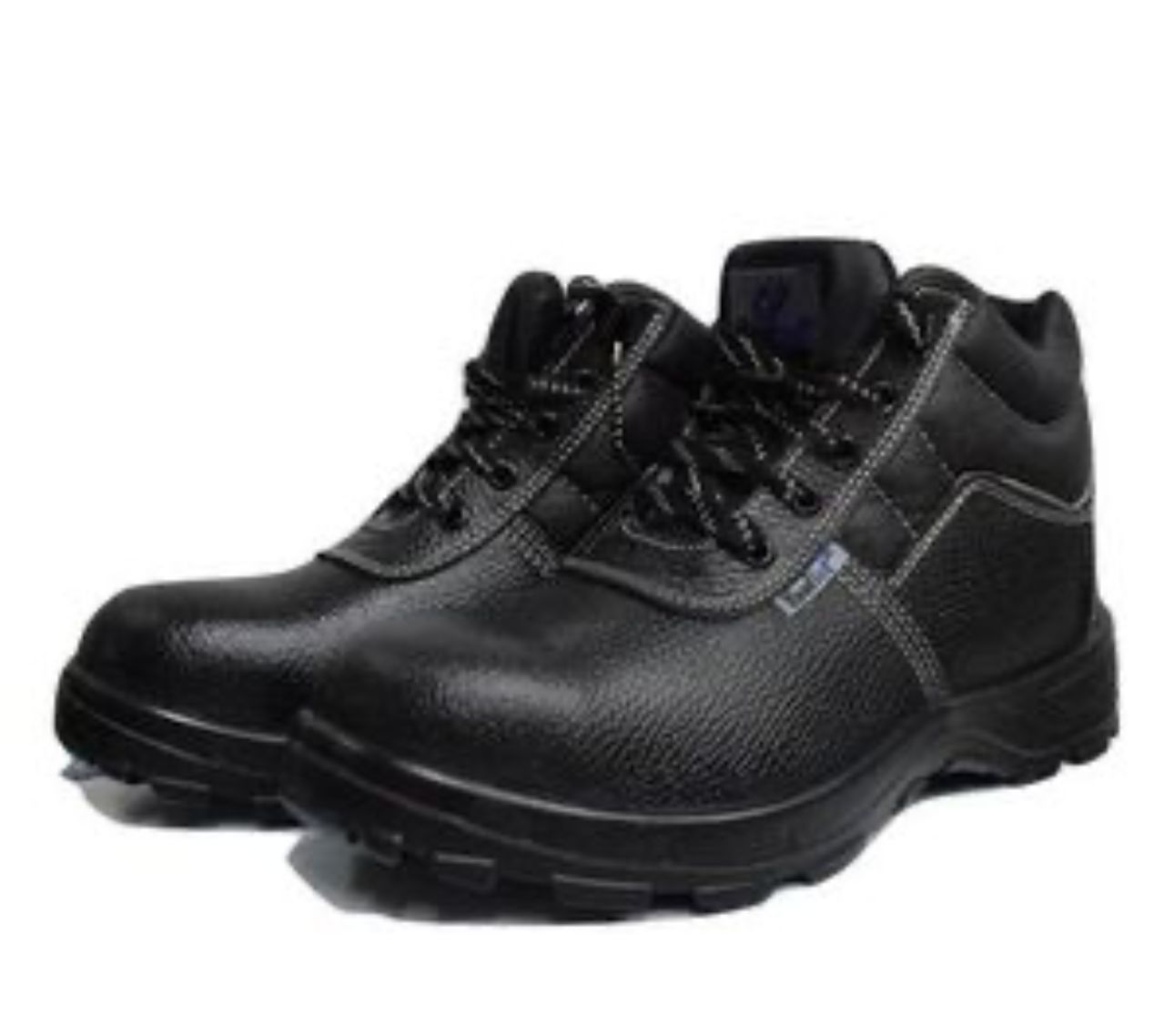 Black Industrial Original Heavy-Duty Safety Boots  - with Anti-Slip Rubber Sole and Steel Toe Safety for Construction, Manufacturing, and outdoor jobs