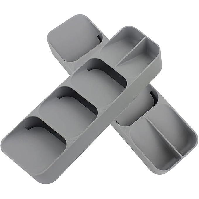 Space-Saving Cutlery Drawer Organizer Tray – Compact Kitchen Utensil Storage for Forks, Spoons & Knives