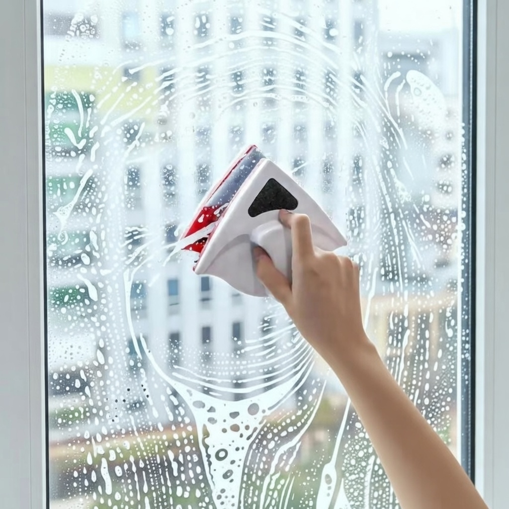 [Hot Deal] Double-Layer Strong Magnetic Window Glass Cleaner – Hollow Design, grab yours ASAP