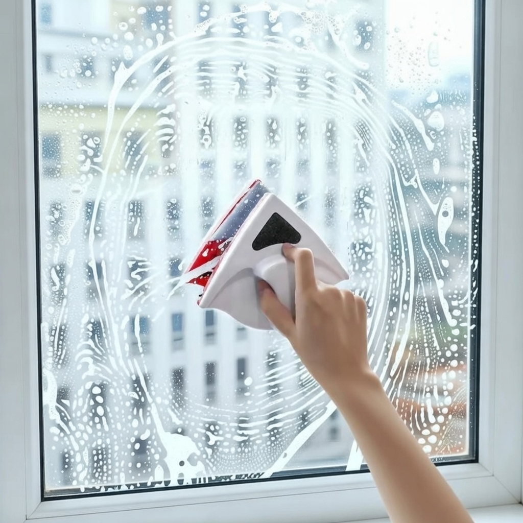 [Hot Deal] Double-Layer Strong Magnetic Window Glass Cleaner – Hollow Design, grab yours ASAP