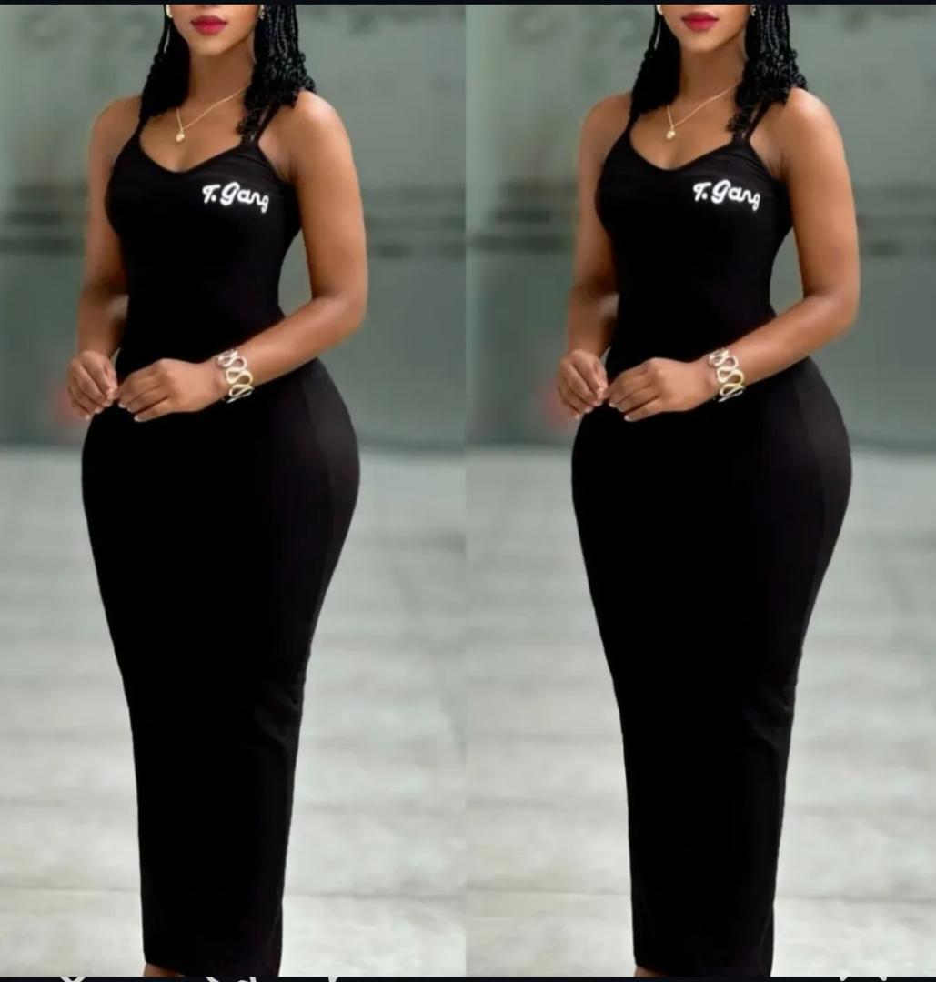 Women's Sleeveless Bodycon Midi Dress – Spaghetti Strap