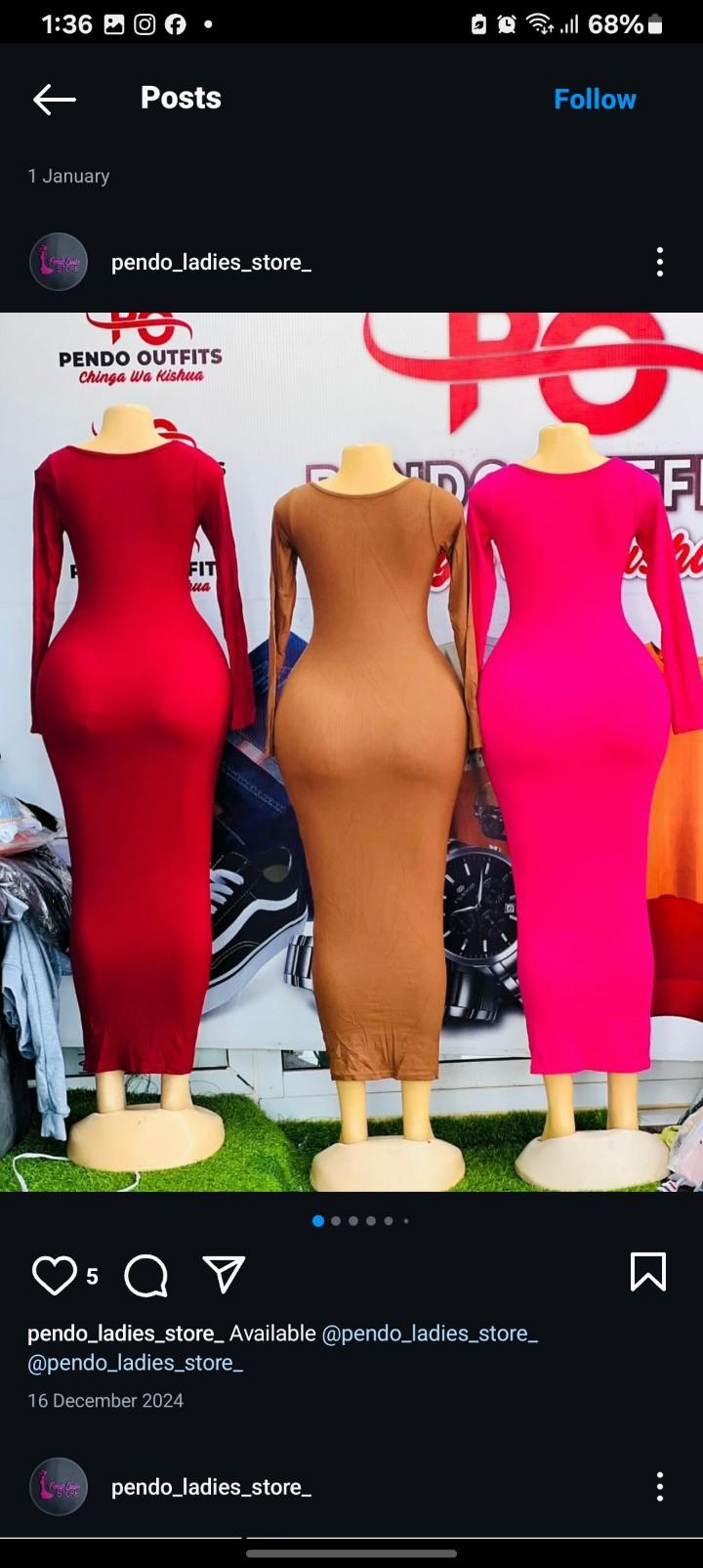 Long Sleeve Bodycon Midi Dress