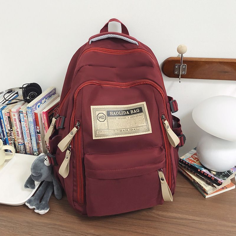 Backpack for women, simple travel in autumn and winter, computer backpack for men, high school and middle school students, large capacity