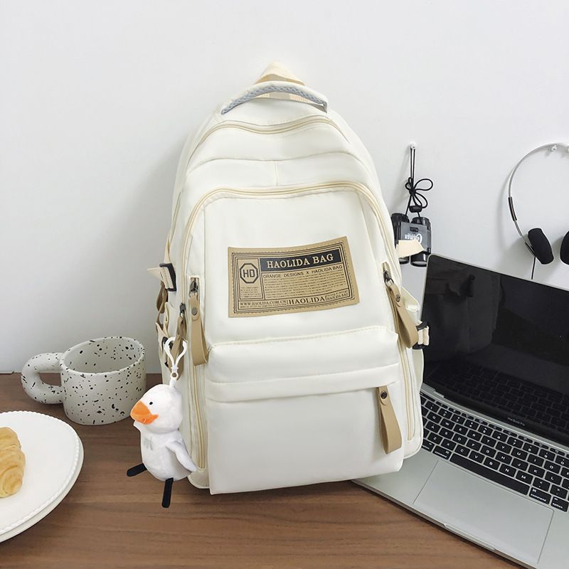 Backpack for women, simple travel in autumn and winter, computer backpack for men, high school and middle school students, large capacity