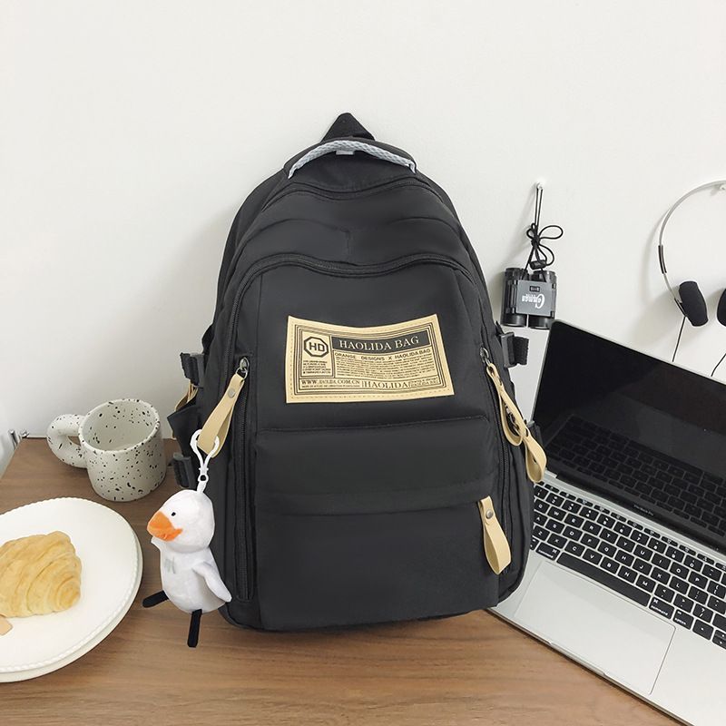 Backpack for women, simple travel in autumn and winter, computer backpack for men, high school and middle school students, large capacity