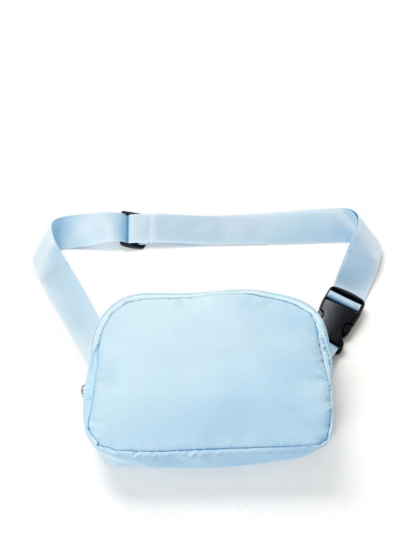 Popular women's waist bag, crossbody chest bag, men's and women's fashionable nylon waterproof sports waist bag