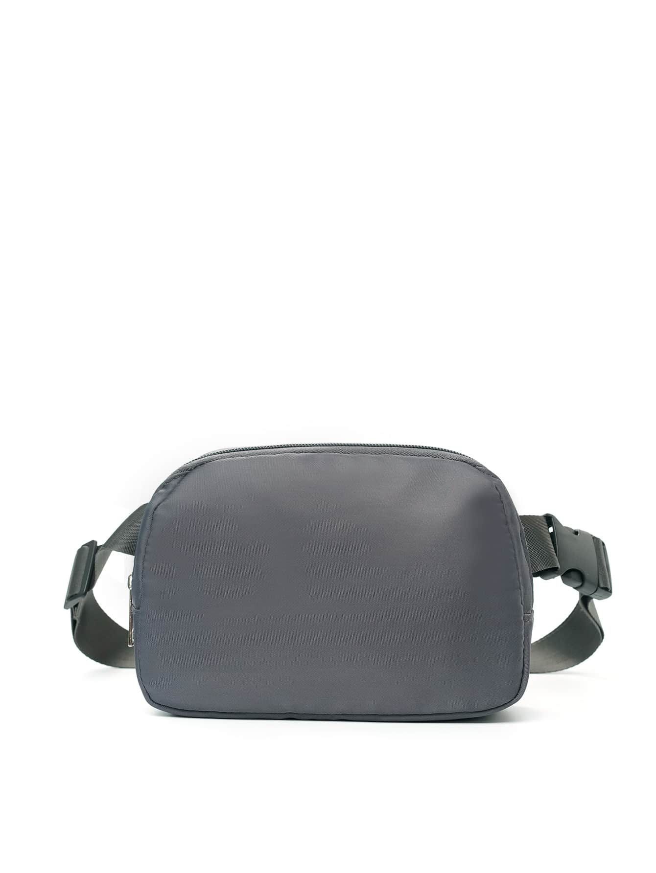 Popular women's waist bag, crossbody chest bag, men's and women's fashionable nylon waterproof sports waist bag