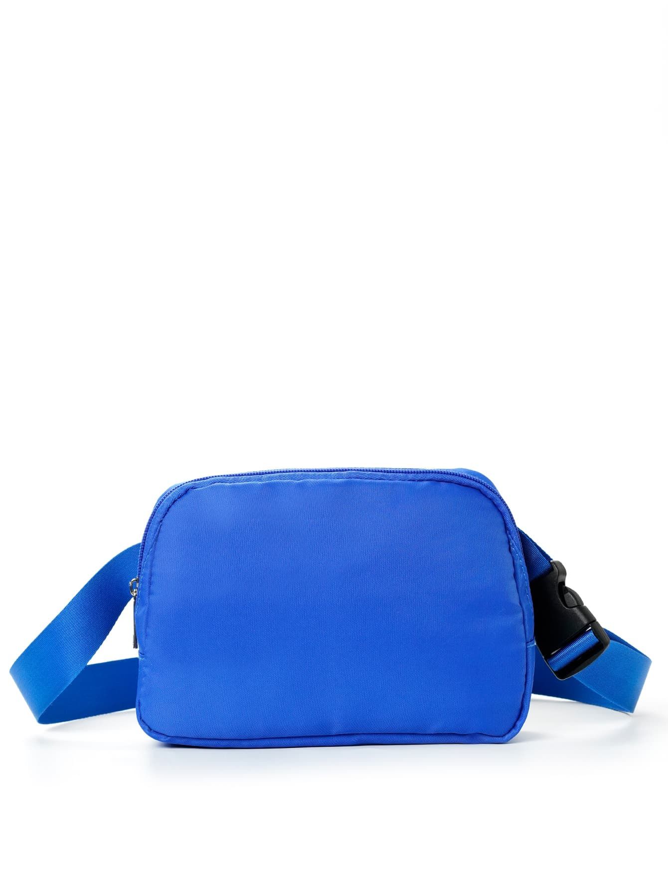 Popular women's waist bag, crossbody chest bag, men's and women's fashionable nylon waterproof sports waist bag
