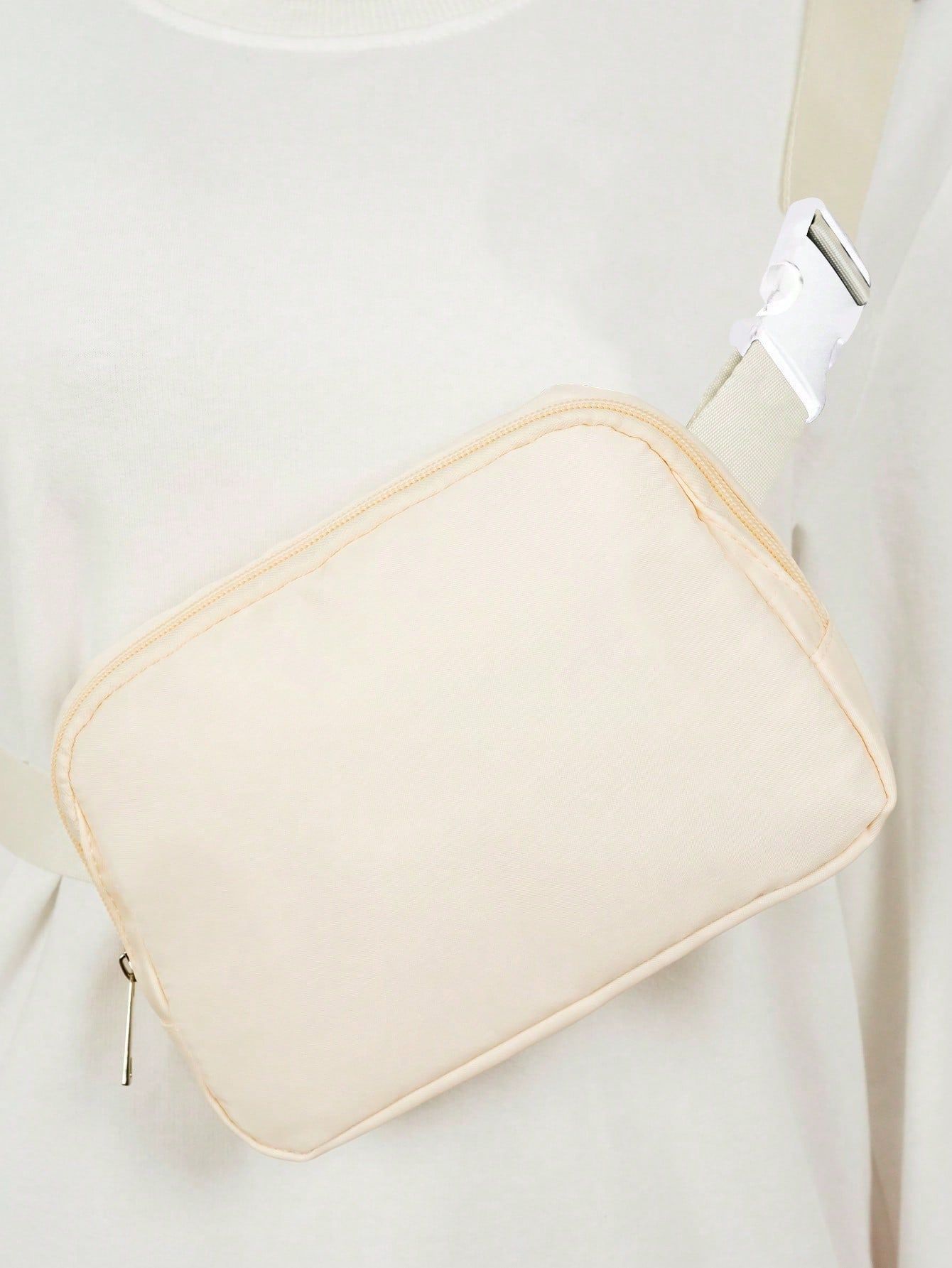 Popular women's waist bag, crossbody chest bag, men's and women's fashionable nylon waterproof sports waist bag
