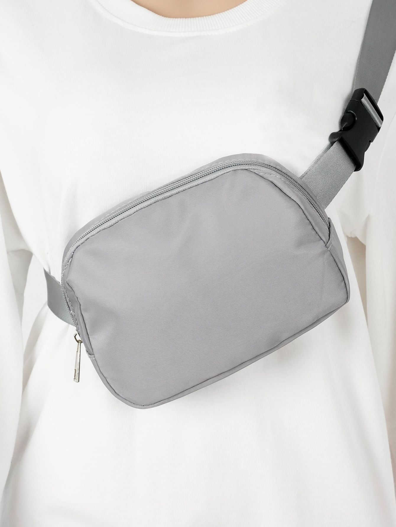 Popular women's waist bag, crossbody chest bag, men's and women's fashionable nylon waterproof sports waist bag
