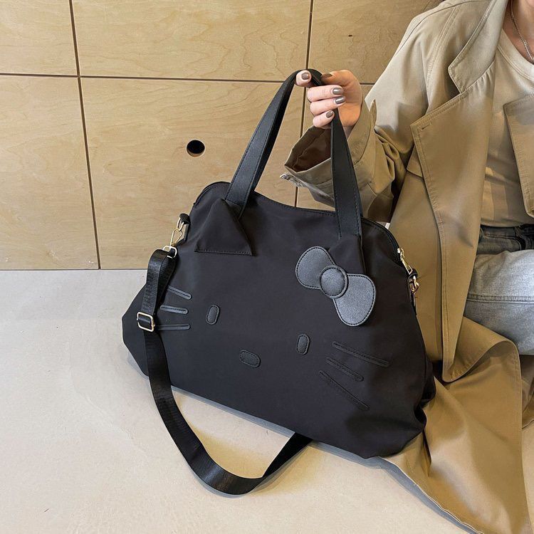 Large capacity short distance travel bag, business luggage bag, casual tote bag, shoulder bag, can be covered with a suitcase, handbag