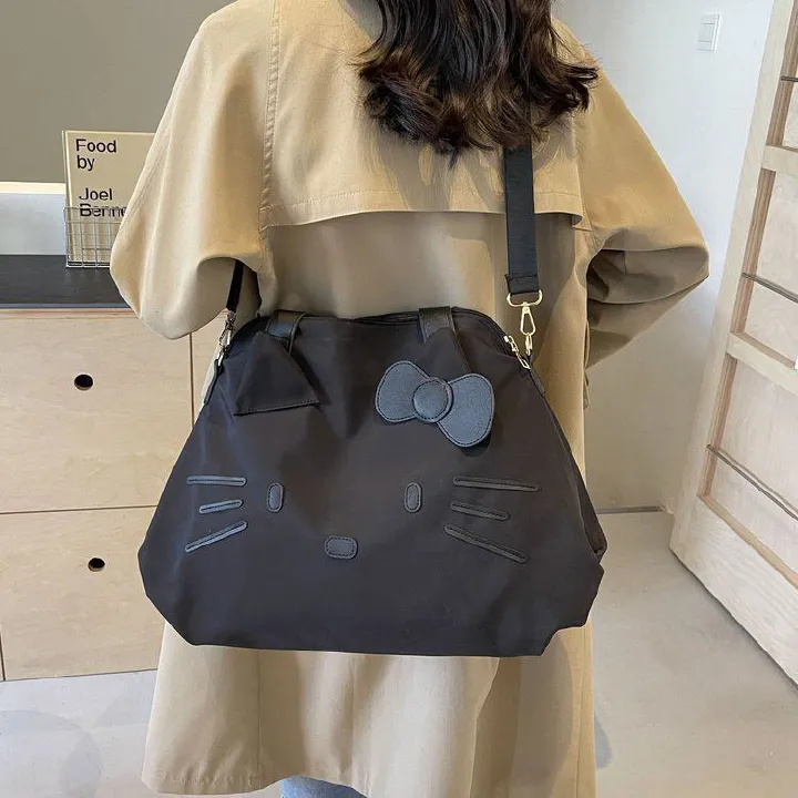 Large capacity short distance travel bag, business luggage bag, casual tote bag, shoulder bag, can be covered with a suitcase, handbag