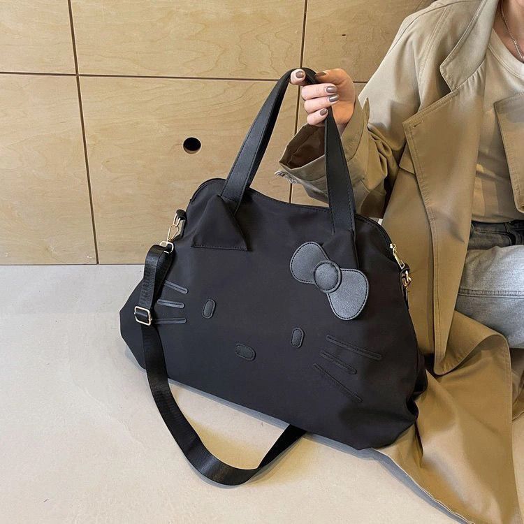 Large capacity short distance travel bag, business luggage bag, casual tote bag, shoulder bag, can be covered with a suitcase, handbag