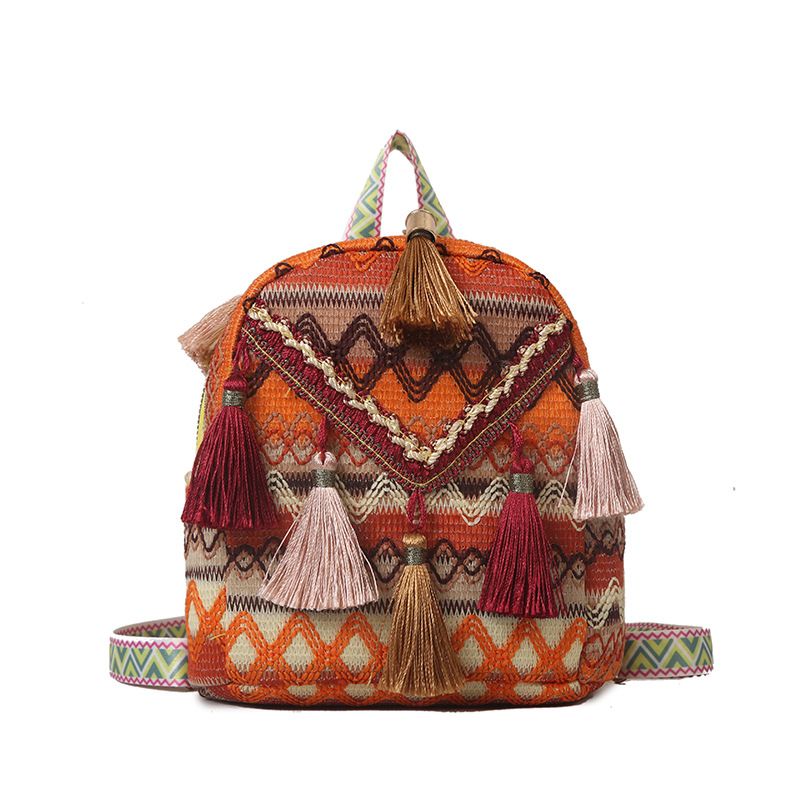 New trendy and lightweight women's backpack with Chinese style Su crossbody bag, fashionable and versatile small backpack for outdoor travel