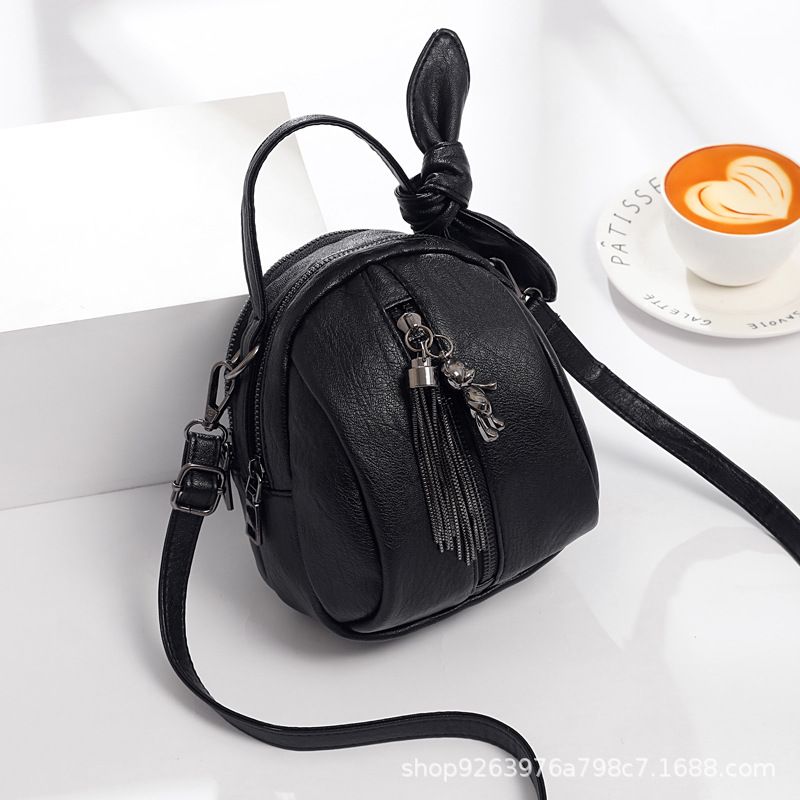 Mini handbag, women's new versatile three-layer women's mobile phone bag, crossbody, single shoulder, hand-held women's bag
