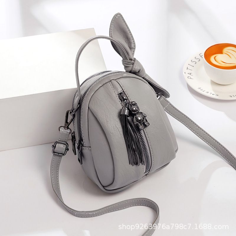 Mini handbag, women's new versatile three-layer women's mobile phone bag, crossbody, single shoulder, hand-held women's bag