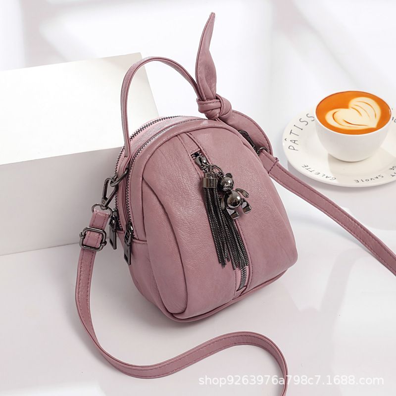 Mini handbag, women's new versatile three-layer women's mobile phone bag, crossbody, single shoulder, hand-held women's bag