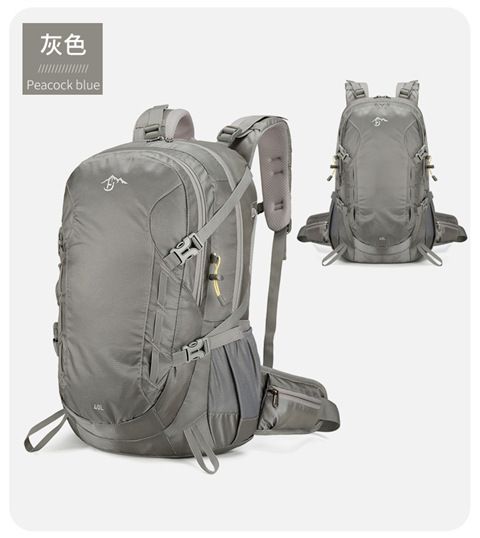 New outdoor backpack, men's and women's multifunctional sports backpack, large capacity hiking backpack, scratch resistant and wear-resistant hiking bag