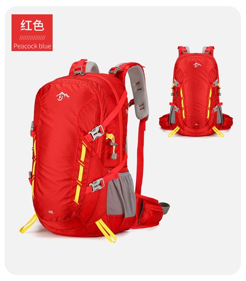 New outdoor backpack, men's and women's multifunctional sports backpack, large capacity hiking backpack, scratch resistant and wear-resistant hiking bag