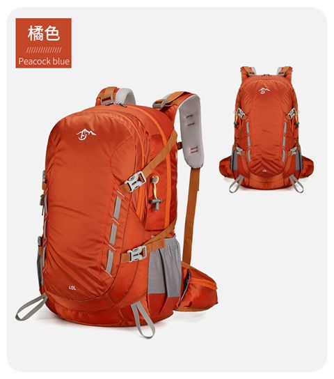 New outdoor backpack, men's and women's multifunctional sports backpack, large capacity hiking backpack, scratch resistant and wear-resistant hiking bag