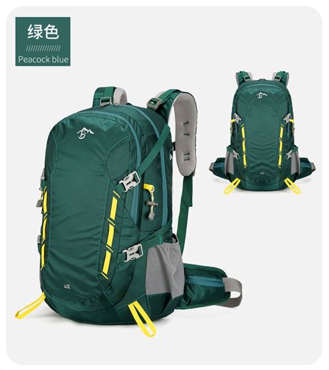 New outdoor backpack, men's and women's multifunctional sports backpack, large capacity hiking backpack, scratch resistant and wear-resistant hiking bag