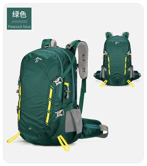 New outdoor backpack, men's and women's multifunctional sports backpack, large capacity hiking backpack, scratch resistant and wear-resistant hiking bag