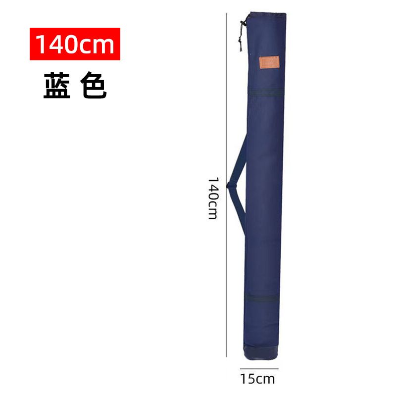 Canvas fishing rod bag, thickened fishing umbrella bag, canvas fishing rod bag, fish bag, fish rod storage bag, scratch resistant fishing gear accessory bag