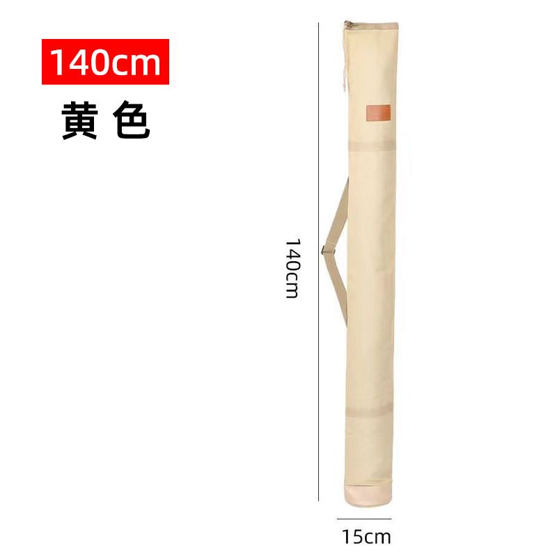 Canvas fishing rod bag, thickened fishing umbrella bag, canvas fishing rod bag, fish bag, fish rod storage bag, scratch resistant fishing gear accessory bag