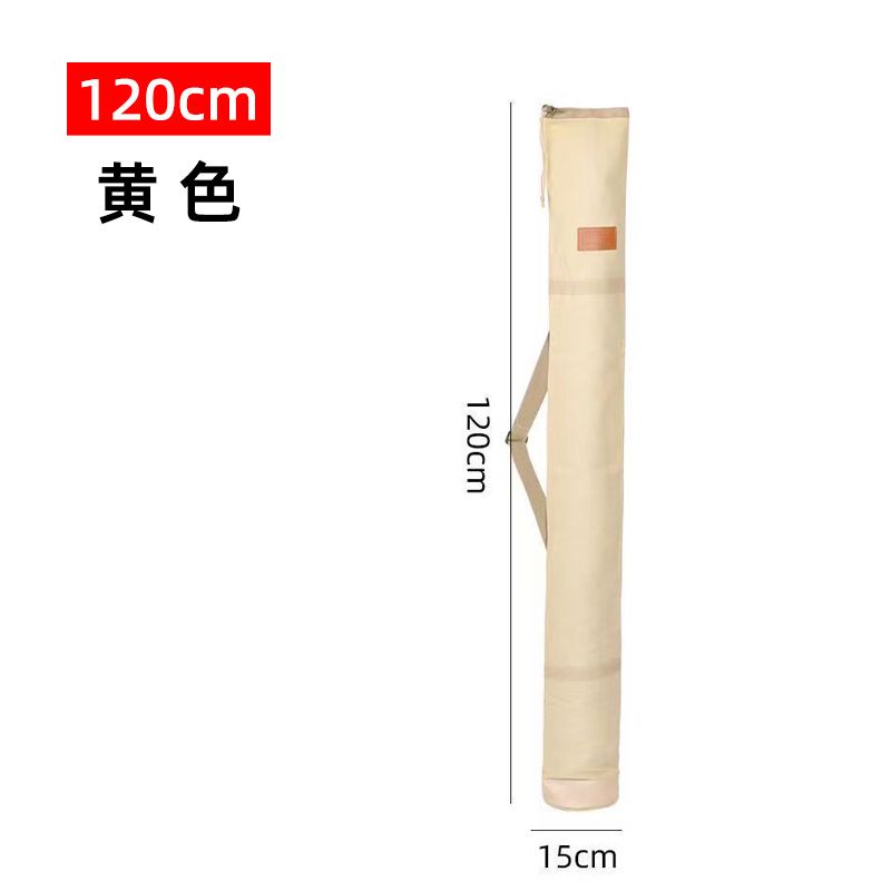Canvas fishing rod bag, thickened fishing umbrella bag, canvas fishing rod bag, fish bag, fish rod storage bag, scratch resistant fishing gear accessory bag