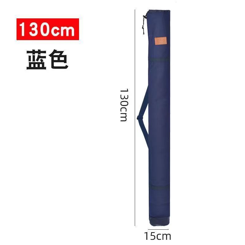 Canvas fishing rod bag, thickened fishing umbrella bag, canvas fishing rod bag, fish bag, fish rod storage bag, scratch resistant fishing gear accessory bag