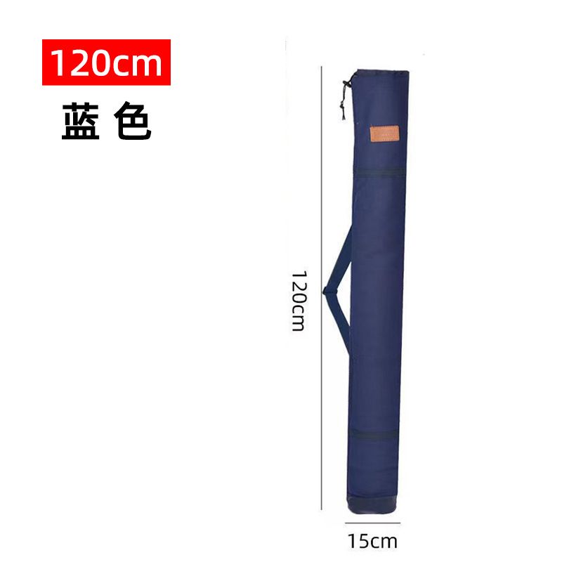 Canvas fishing rod bag, thickened fishing umbrella bag, canvas fishing rod bag, fish bag, fish rod storage bag, scratch resistant fishing gear accessory bag