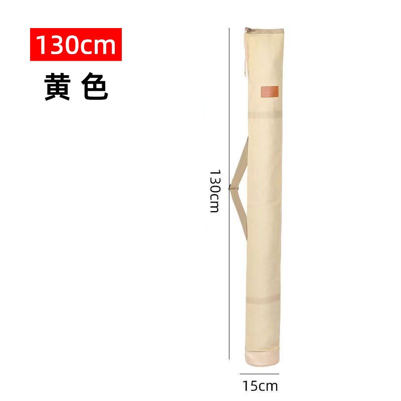 Canvas fishing rod bag, thickened fishing umbrella bag, canvas fishing rod bag, fish bag, fish rod storage bag, scratch resistant fishing gear accessory bag
