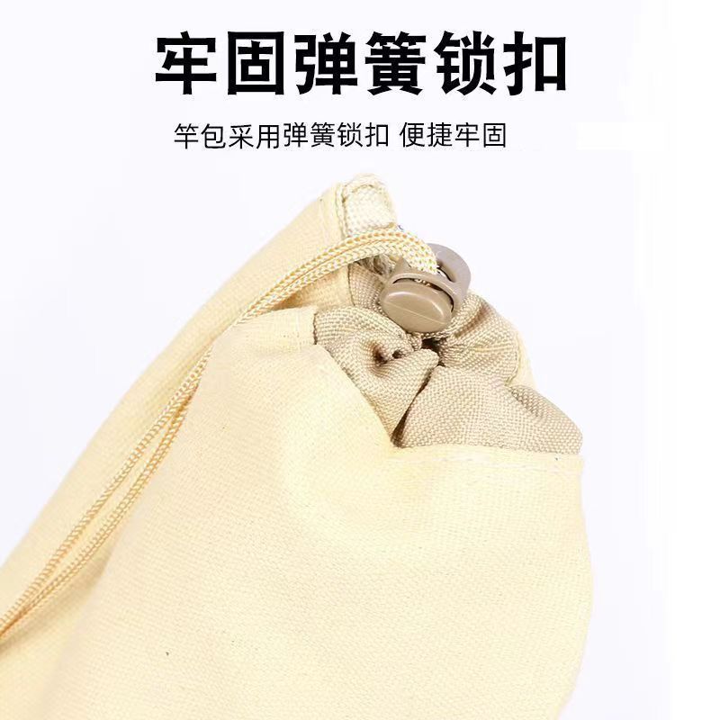 Canvas fishing rod bag, thickened fishing umbrella bag, canvas fishing rod bag, fish bag, fish rod storage bag, scratch resistant fishing gear accessory bag