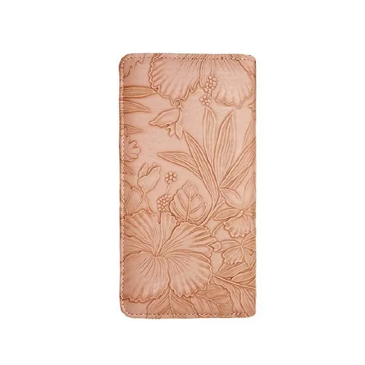 New Cross border Long Zipper Handbag, Large Phone Bag, Embossed Design, Large Money Clip, Simple Women's Money Bag Trend