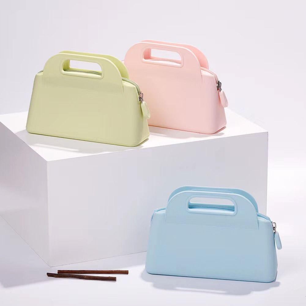Creative waterproof handbag essential for shopping, large capacity makeup wallet