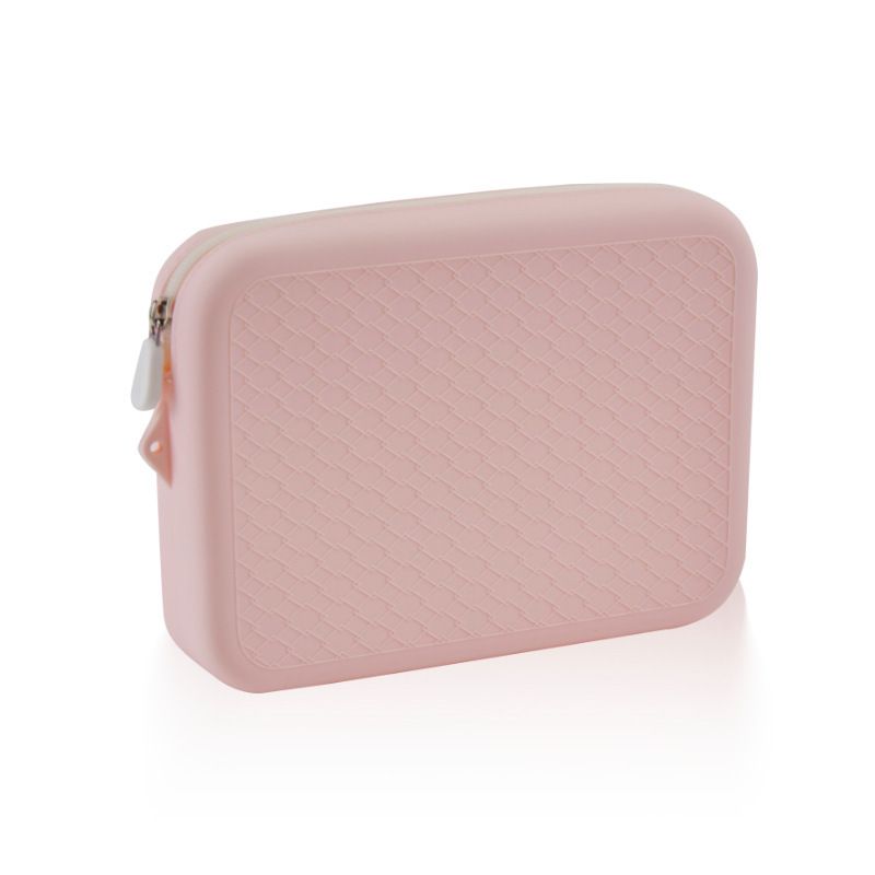 Silicone storage bag, makeup bag, portable women's handbag, multifunctional waterproof silicone travel bag
