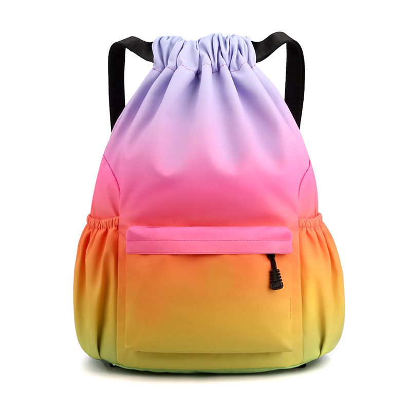 Spot Travel Bundle Pocket Backpack for Women, Lightweight and Easy Drawstring Bag, Large Capacity Sports and Fitness Bag